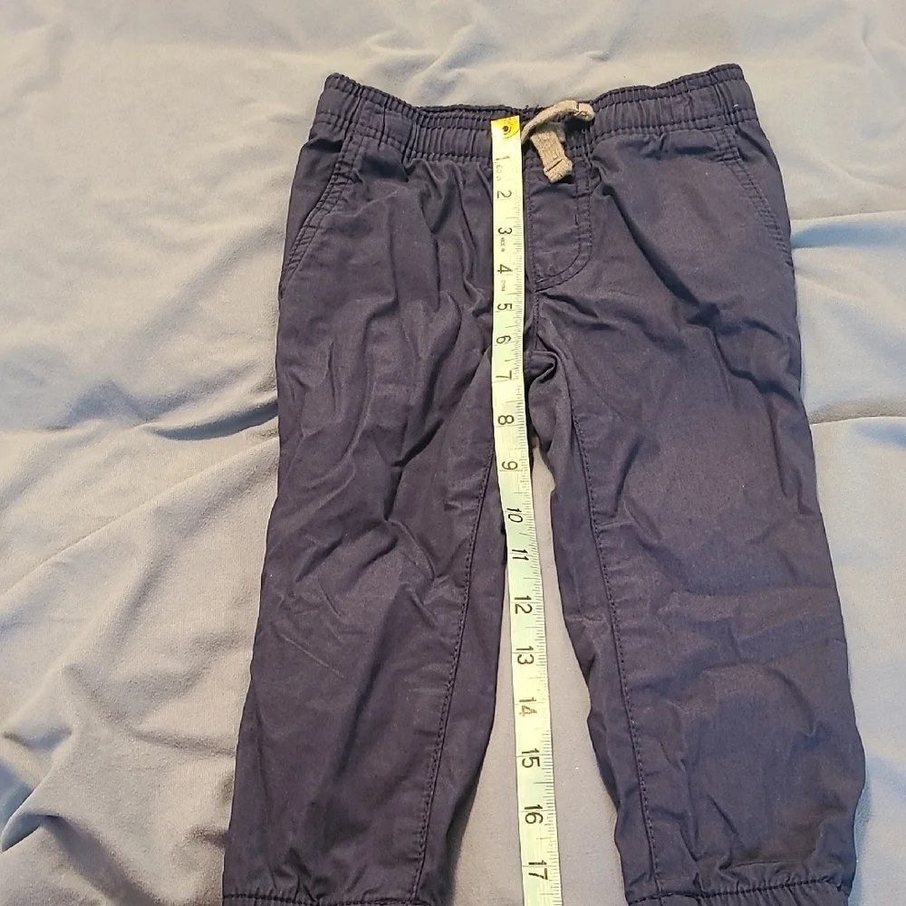 Carters Joggers Comfy Cozy Sweatpants Size 2T/2A NWT Navy Blue